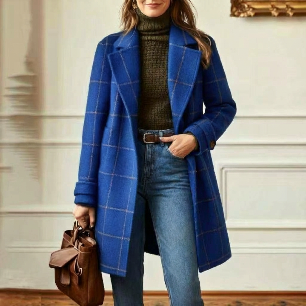 MAEVE | CHECKED WINTER COAT