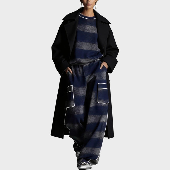 Neasa | Knit Top & Pants Set