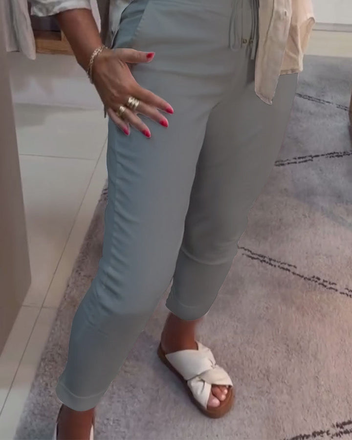 FIONNUALA | CASUAL DRAWSTRING TROUSERS
