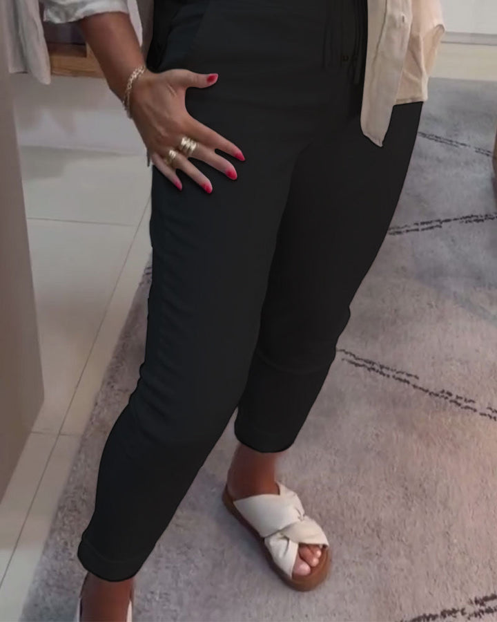 FIONNUALA | CASUAL DRAWSTRING TROUSERS
