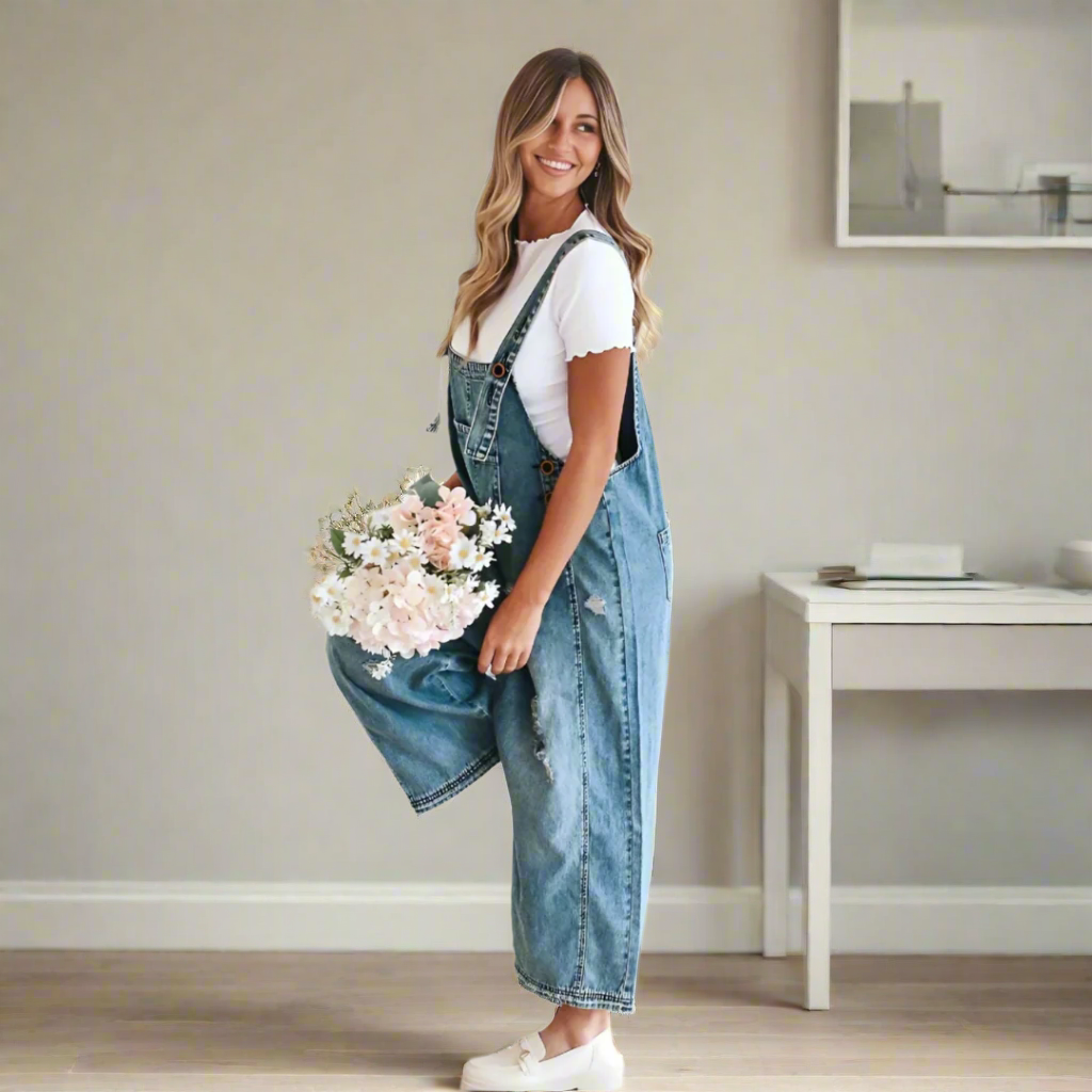 AILBHE | VINTAGE WASH ADJUSTABLE JUMPSUIT