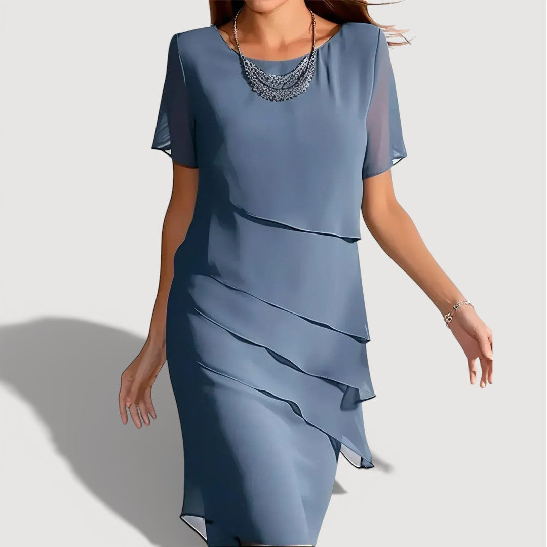 EIMEAR | LAYERED MIDI DRESS