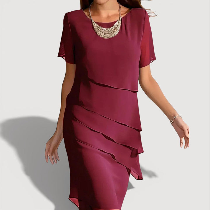 EIMEAR | LAYERED MIDI DRESS