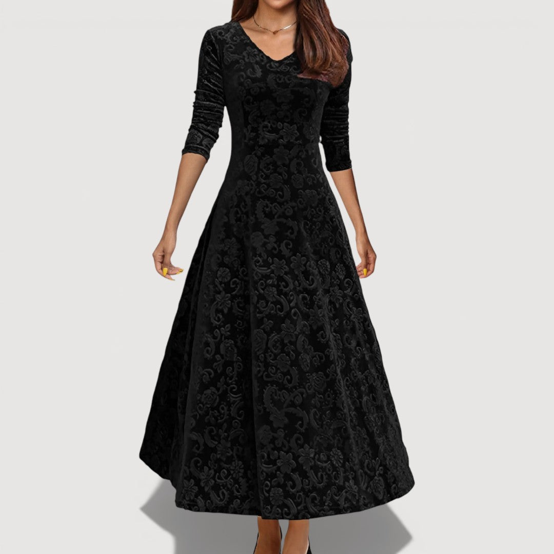 MUIREANN | ELEGANT VELVET DRESS