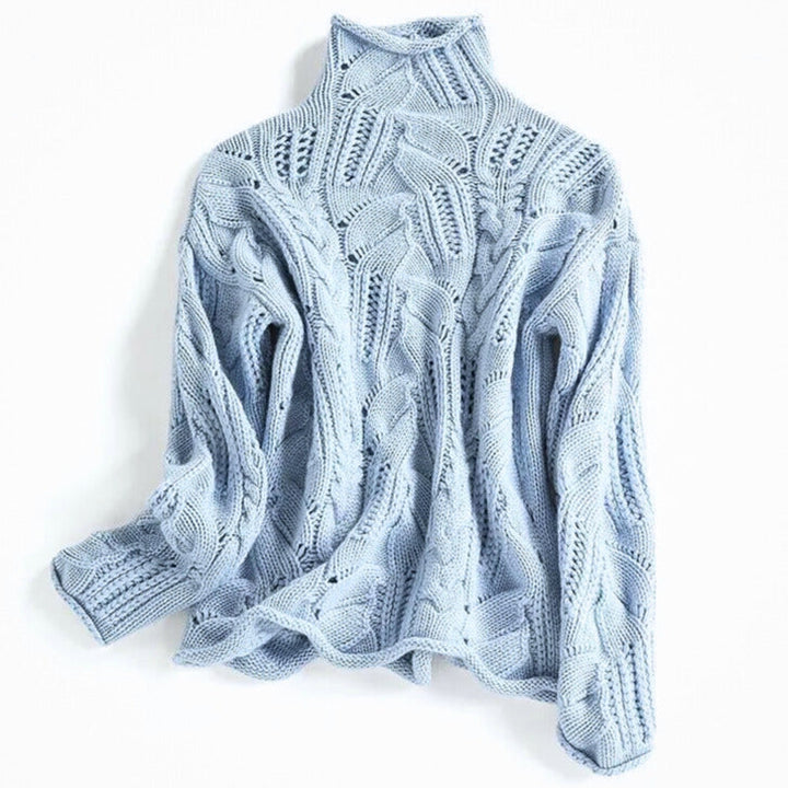 FIADH | CABLE KNIT TURTLENECK SWEATER