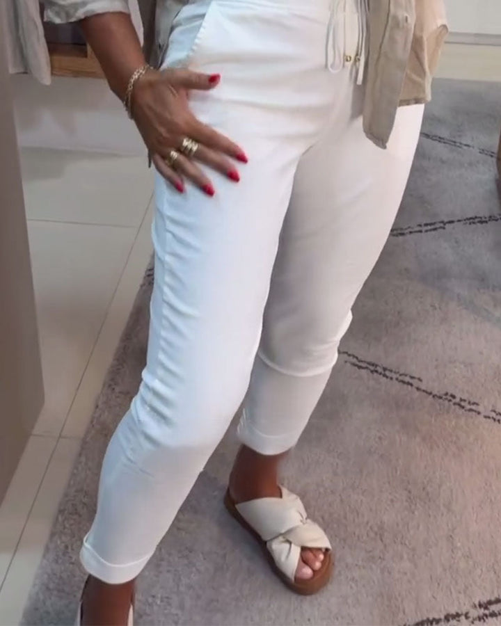 FIONNUALA | CASUAL DRAWSTRING TROUSERS