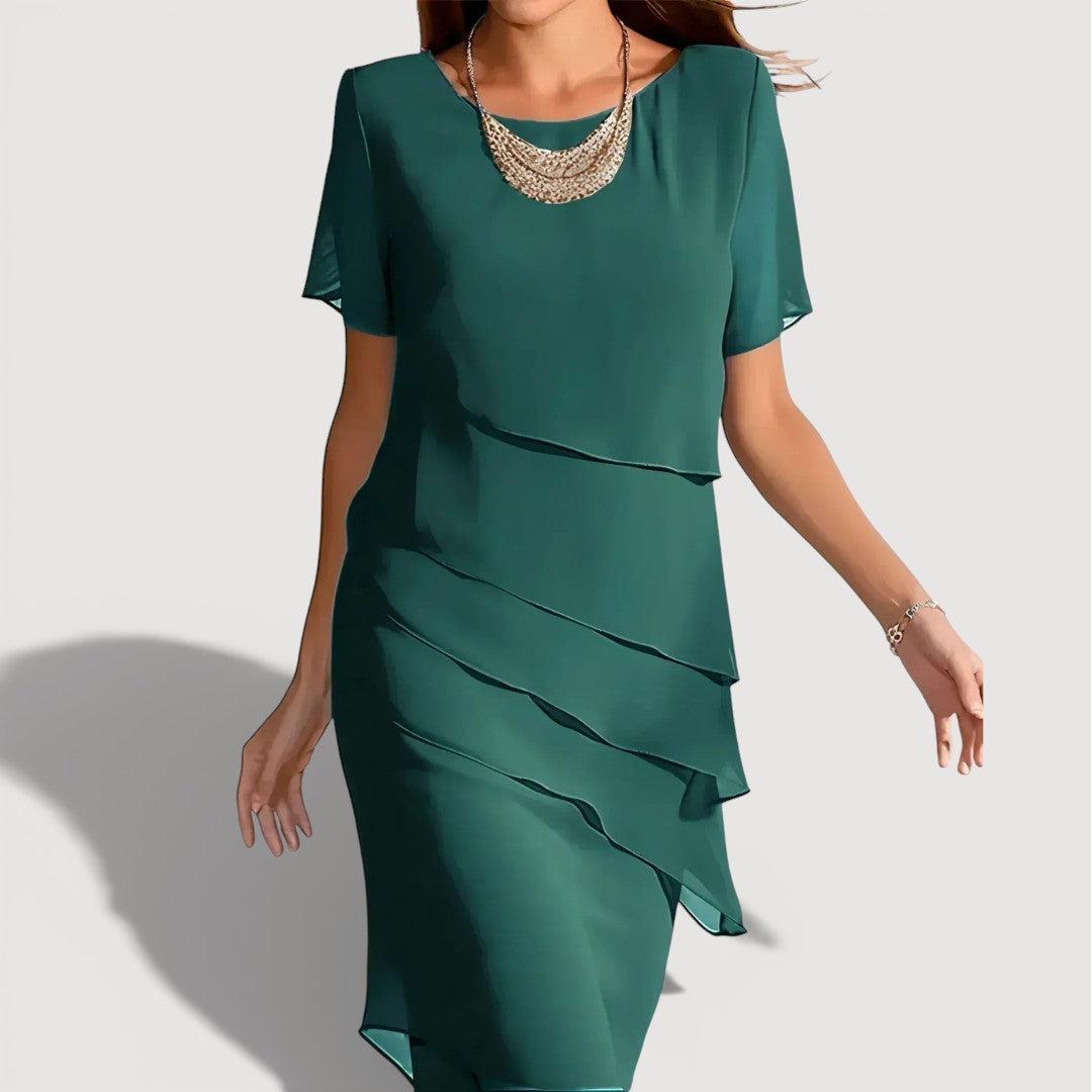 EIMEAR | LAYERED MIDI DRESS