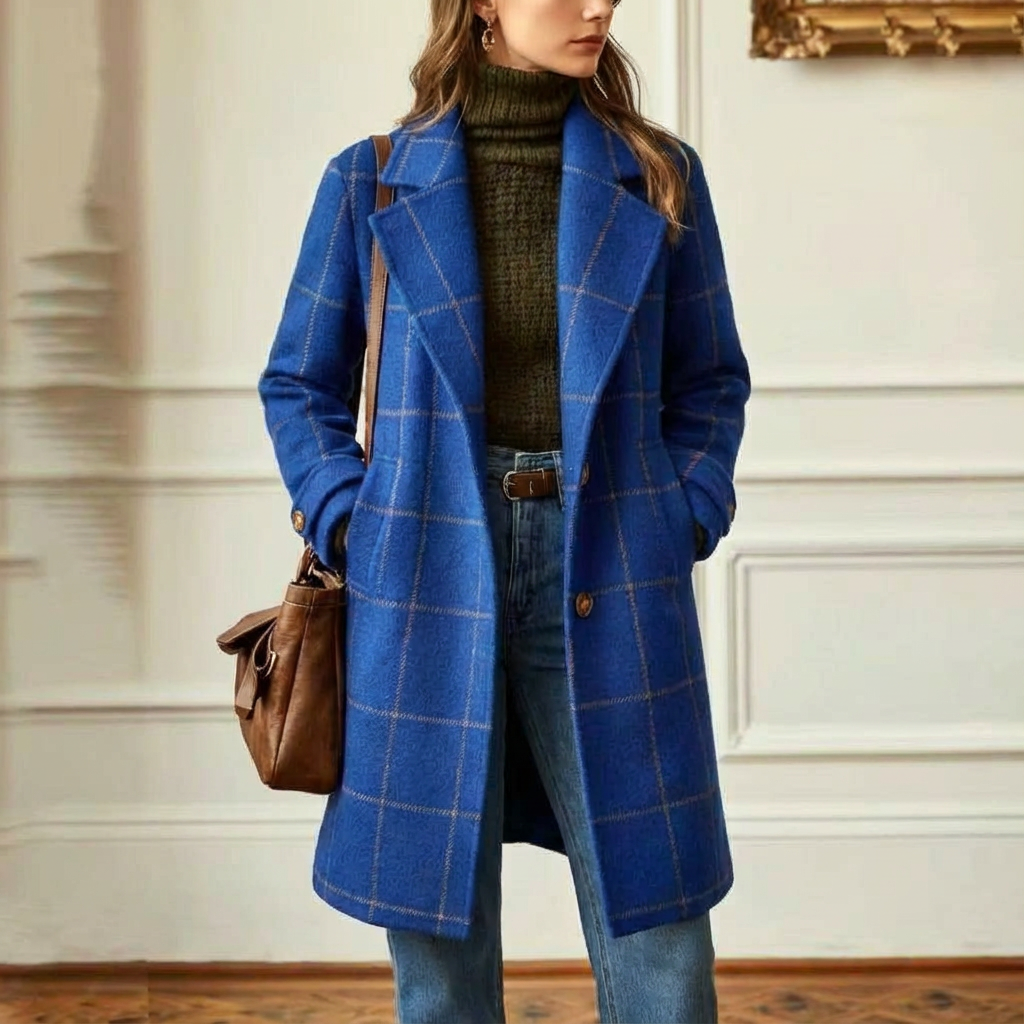 MAEVE | CHECKED WINTER COAT