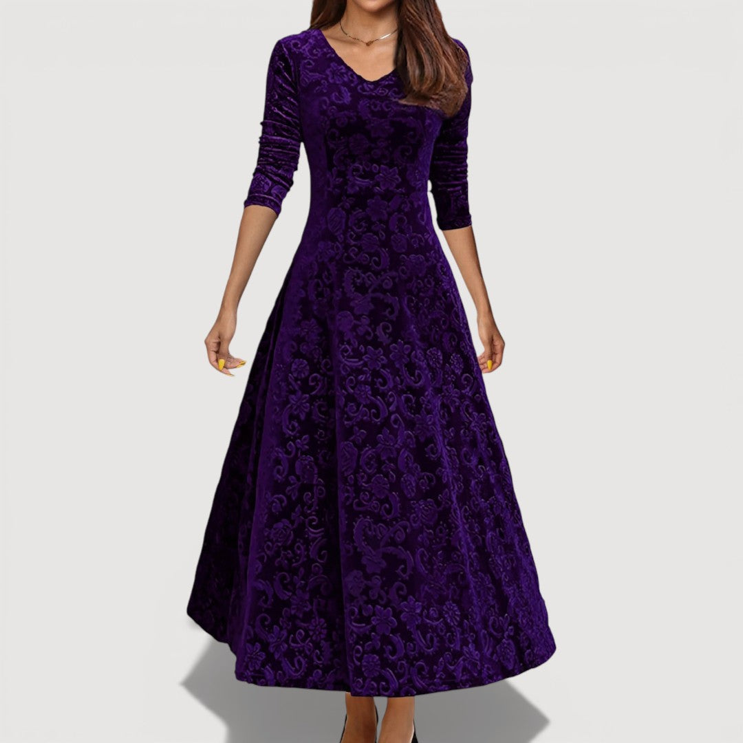 MUIREANN | ELEGANT VELVET DRESS