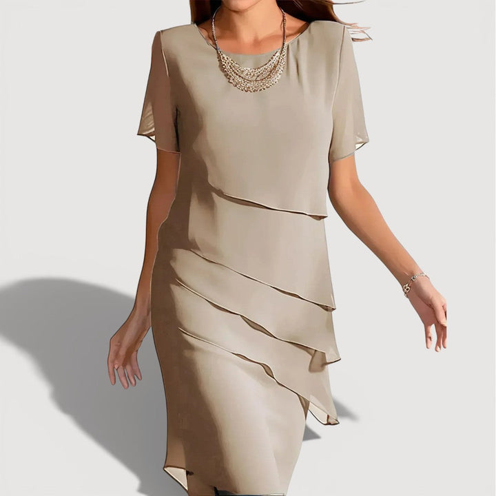 EIMEAR | LAYERED MIDI DRESS