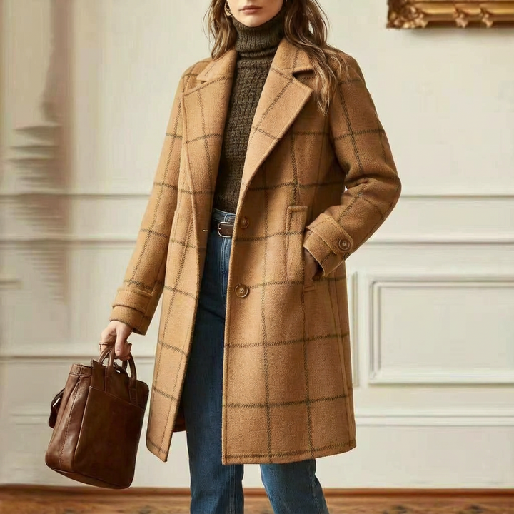 MAEVE | CHECKED WINTER COAT