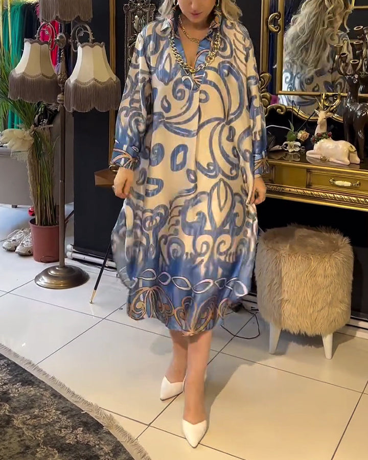 Eliane | Elegant Printed Dress