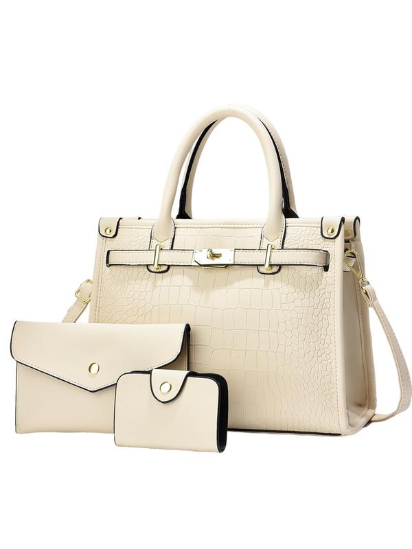 CATRIONA | CROCODILE EMBOSSED CROSSBODY HANDBAG SET