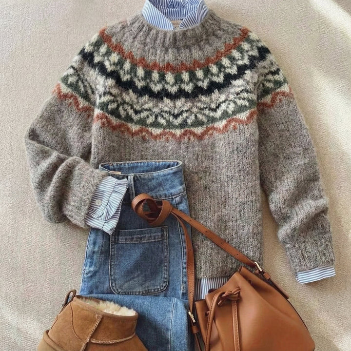 MAEVE | HERITAGE NORDIC KNIT SWEATER