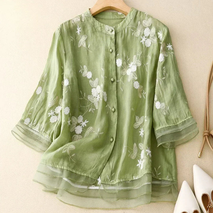 Laurienne™ | Embroidered blouse