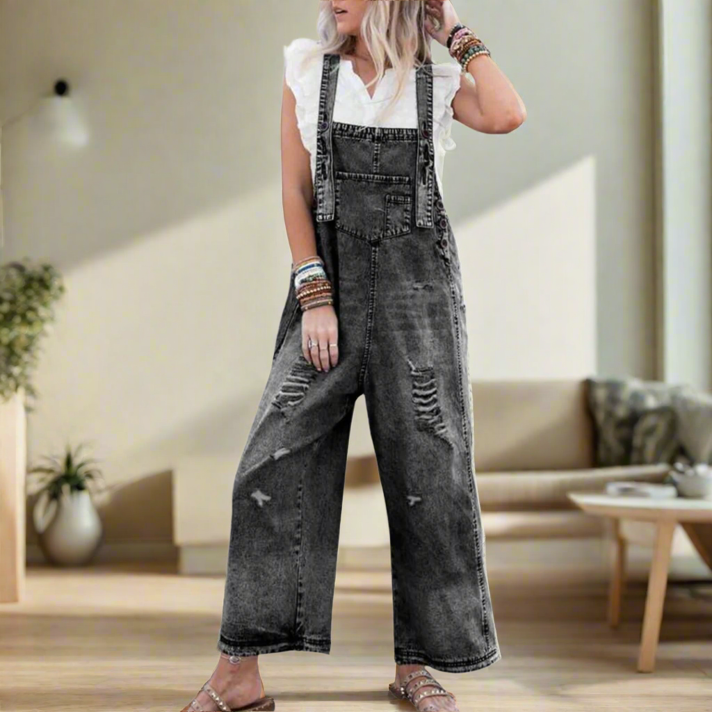 AILBHE | VINTAGE WASH ADJUSTABLE JUMPSUIT