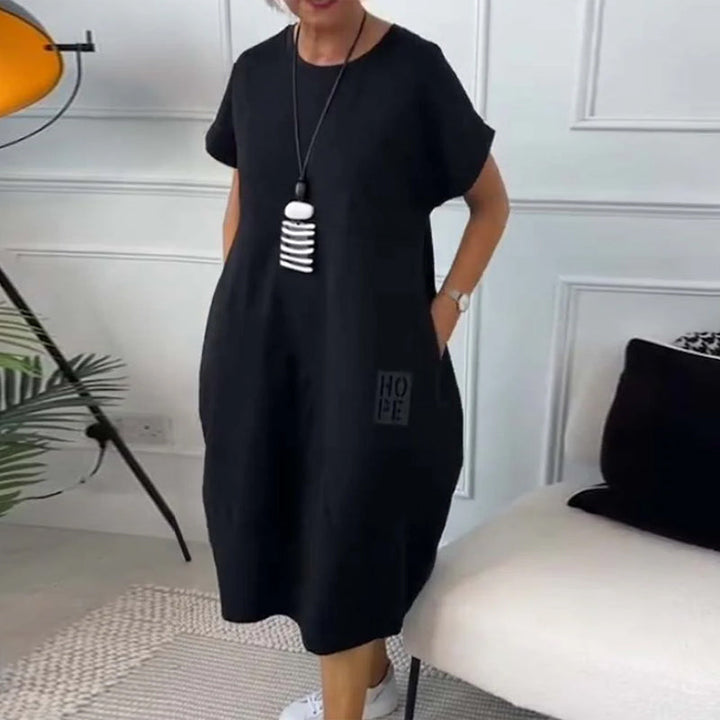 Maura | Relaxed Pocket Midi Dress