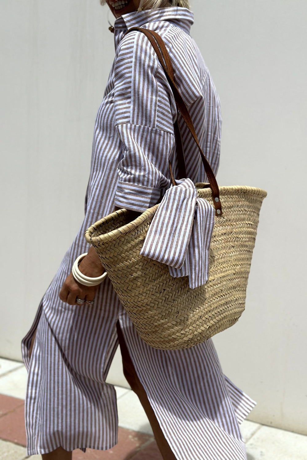 EITHNE | CLASSIC STRIPED SHIRT DRESS