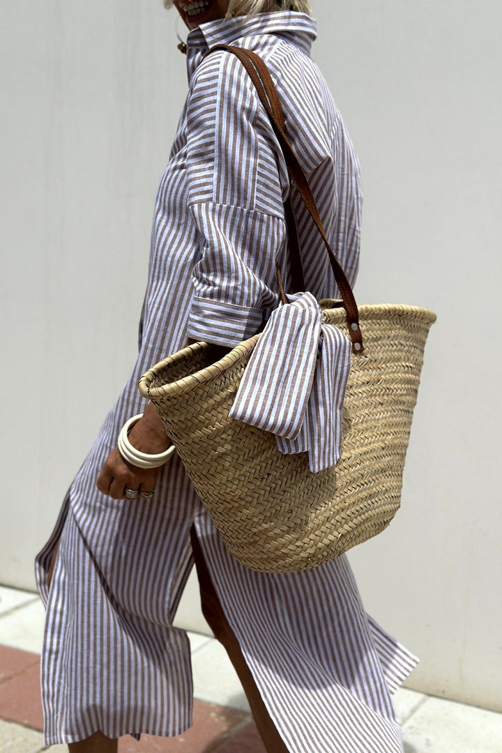 EITHNE | CLASSIC STRIPED SHIRT DRESS