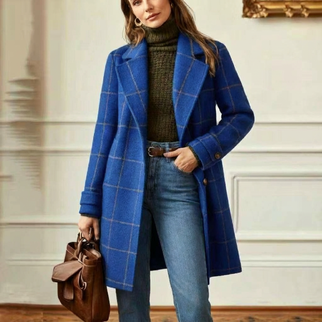 MAEVE | CHECKED WINTER COAT