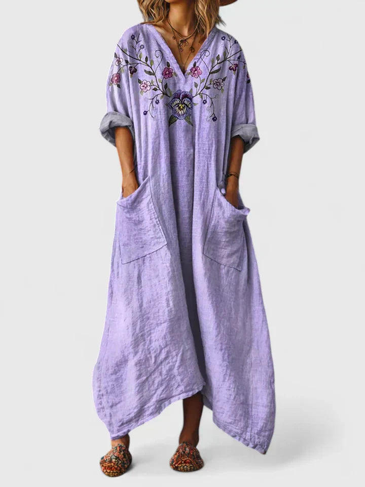 SIOBHAN | BOHEMIAN PRINT MAXI DRESS