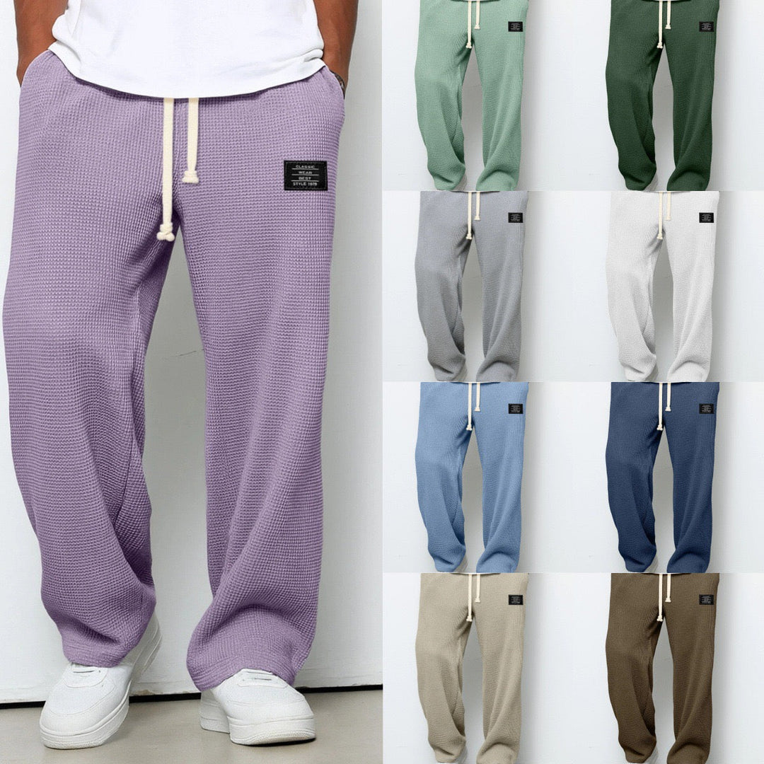 DÁITHÍ | ADJUSTABLE WAIST WIDE-LEG TROUSERS