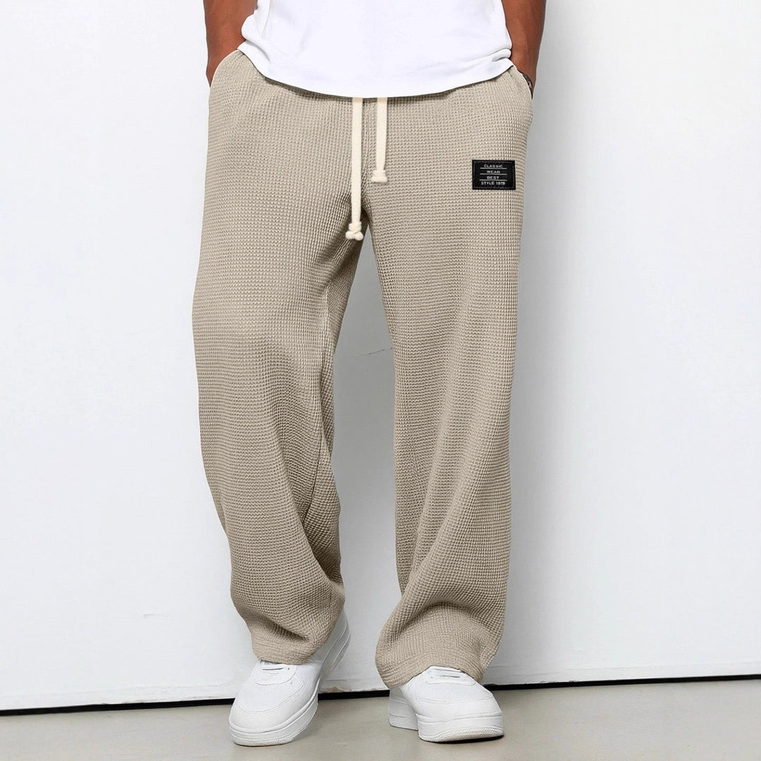 DÁITHÍ | ADJUSTABLE WAIST WIDE-LEG TROUSERS