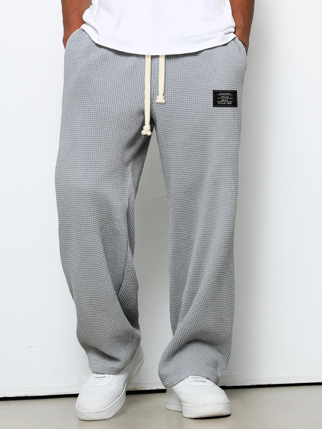 DÁITHÍ | ADJUSTABLE WAIST WIDE-LEG TROUSERS