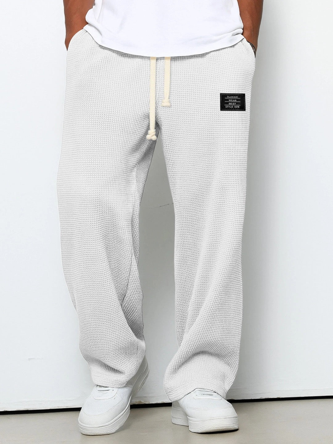 DÁITHÍ | ADJUSTABLE WAIST WIDE-LEG TROUSERS