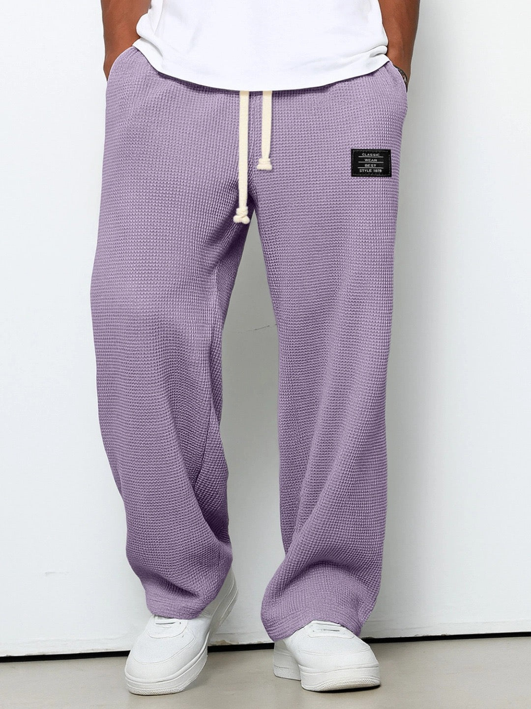 DÁITHÍ | ADJUSTABLE WAIST WIDE-LEG TROUSERS
