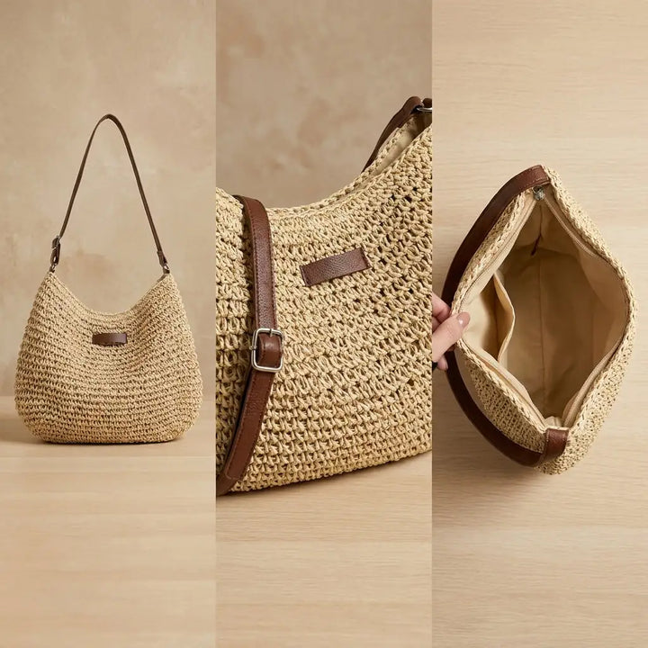 Arion Straw Crossbody Bag