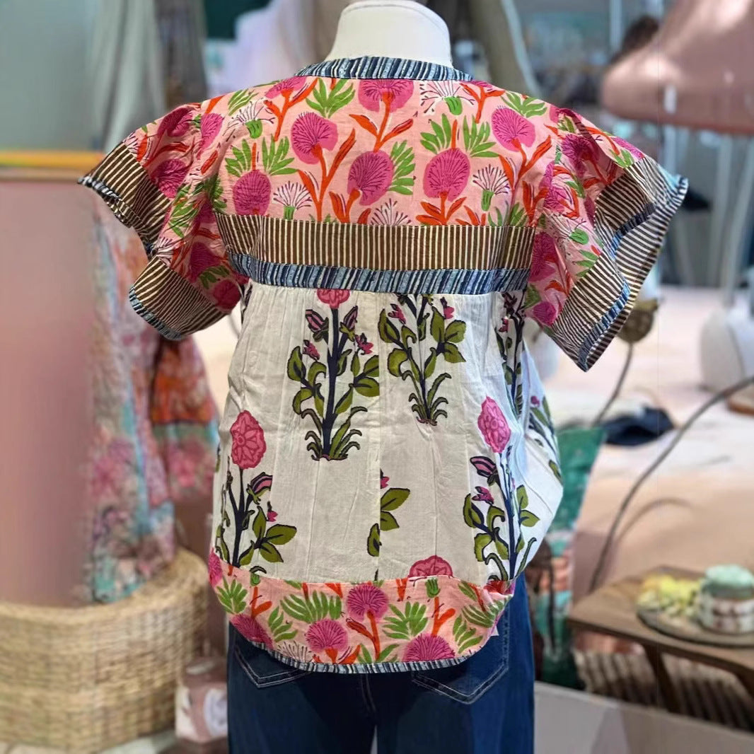 Uriella | Embroidered Boho Blouse