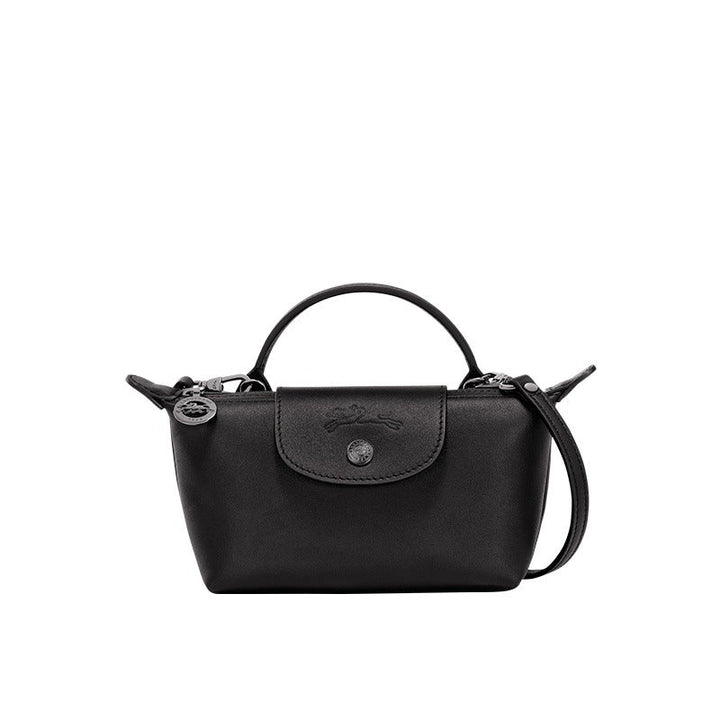 Mini Leather Bag - Black