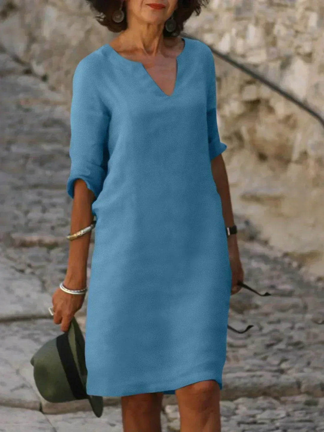 Molly | Elegant Dress with V-Neck