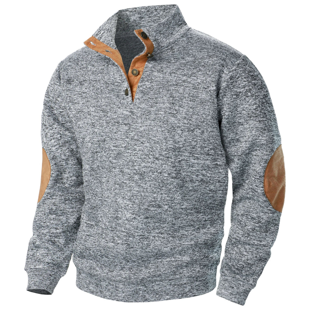 CONOR | REFINED HALF-ZIP ACCENT PULLOVER