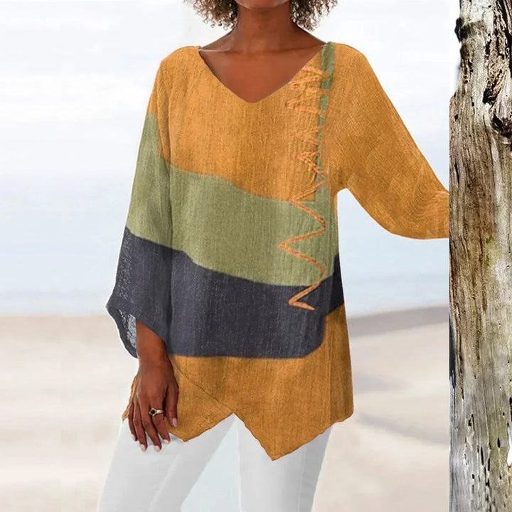 VELMA | LOOSE-FIT LONG-SLEEVED TOP