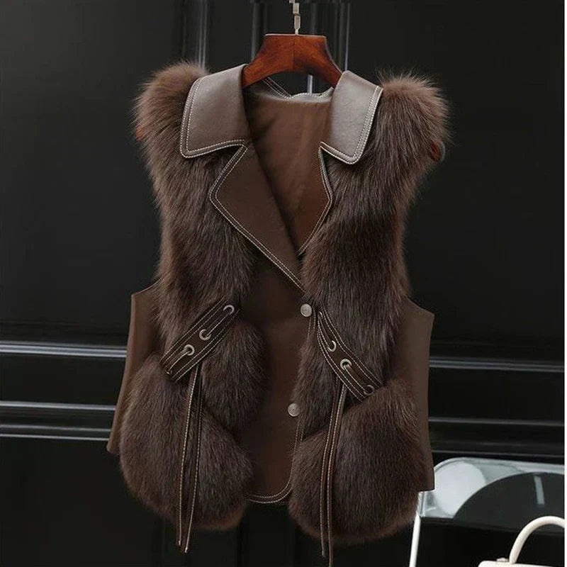 Megane | Regal Fur Vest