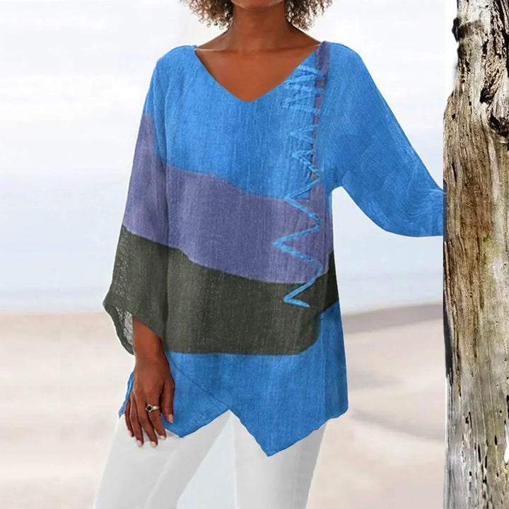 VELMA | LOOSE-FIT LONG-SLEEVED TOP