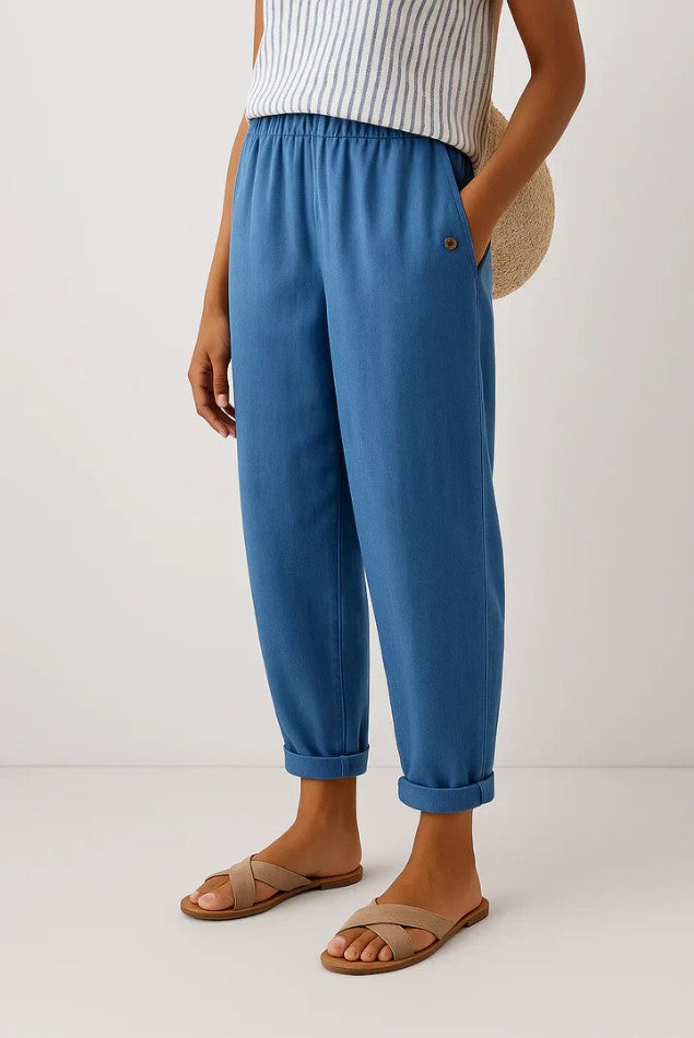 MAIREAD | TIMELESS LINEN-COTTON TROUSERS