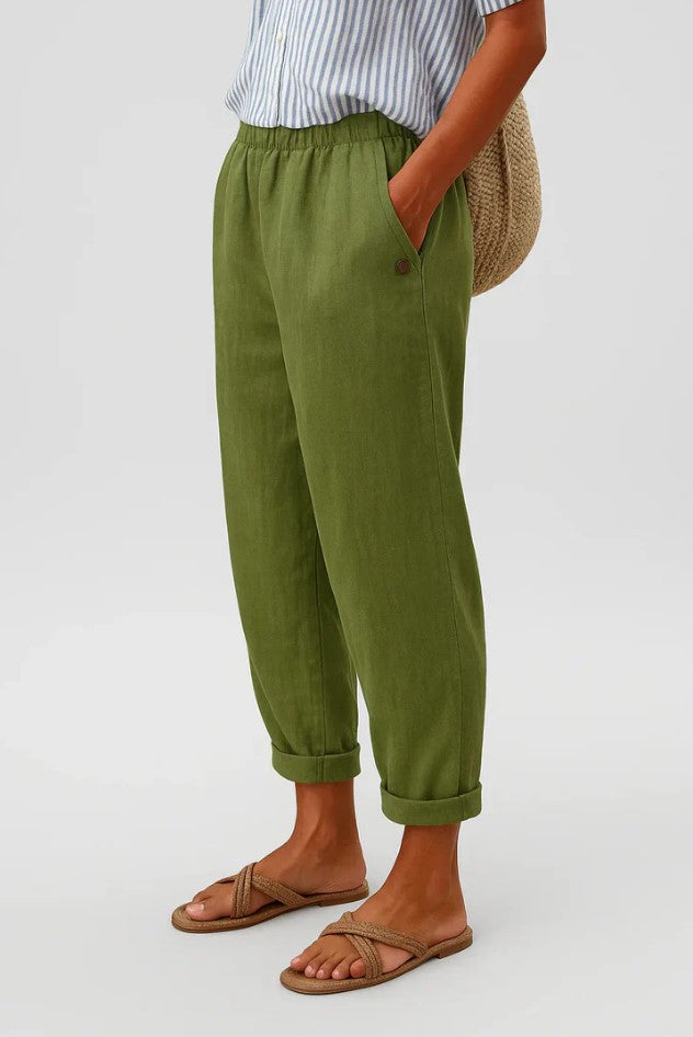 MAIREAD | TIMELESS LINEN-COTTON TROUSERS