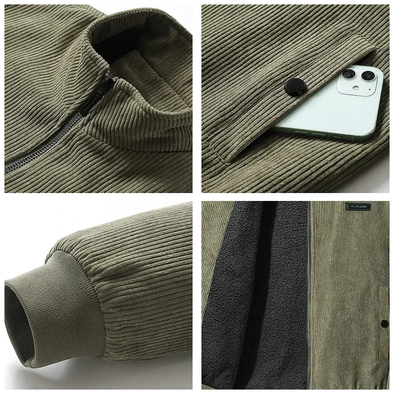 PADRAIG | FLEECE-LINED CORD JACKET