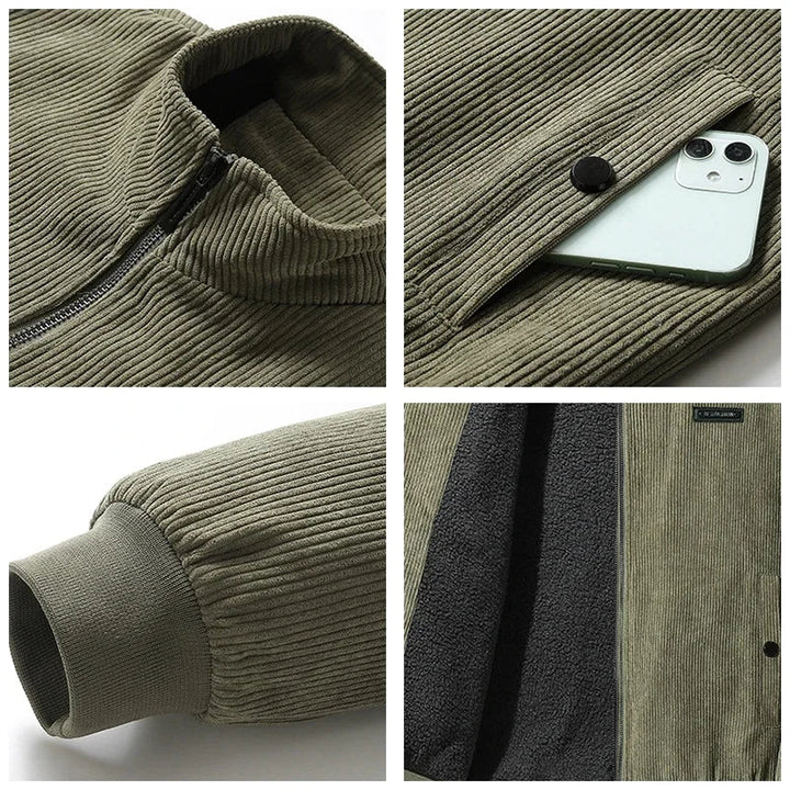 PADRAIG | FLEECE-LINED CORD JACKET