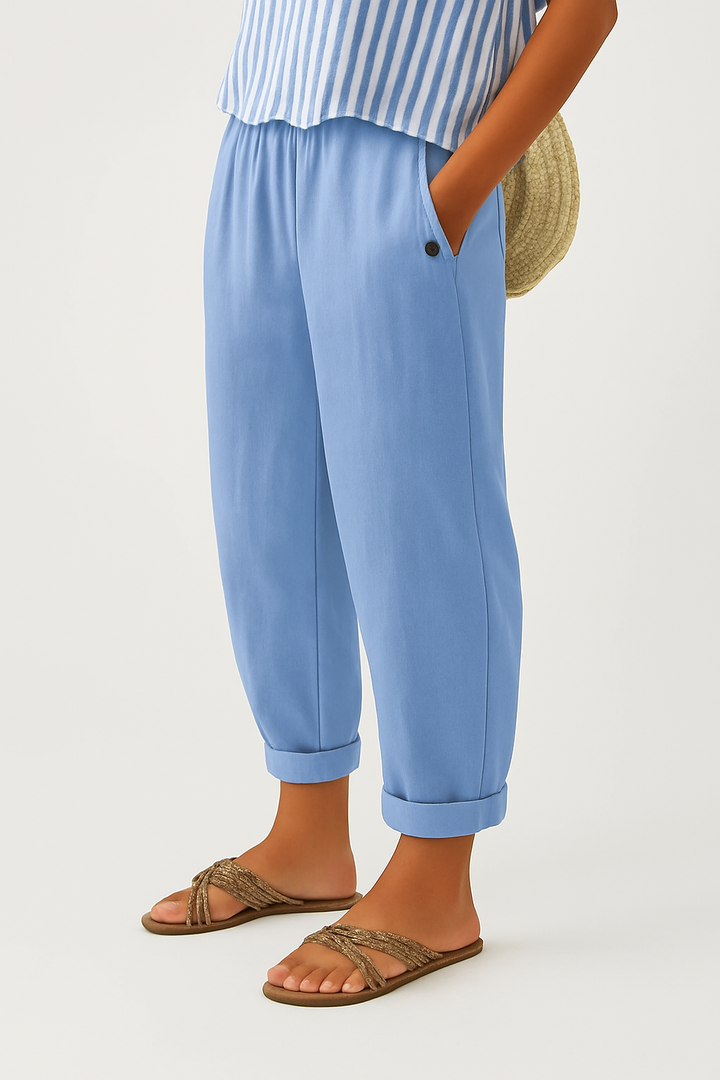 MAIREAD | TIMELESS LINEN-COTTON TROUSERS