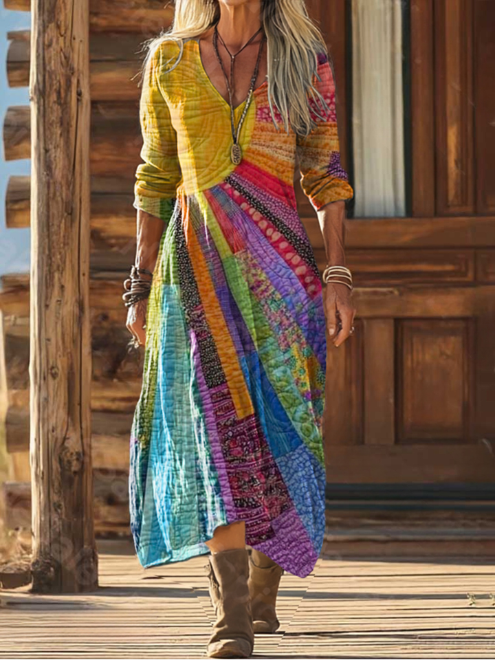 EABHA | BOHEMIAN MIDI DRESS
