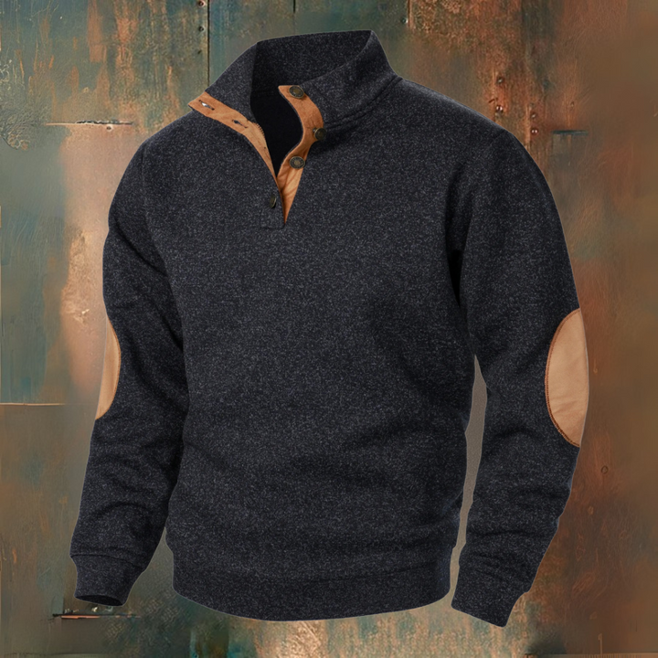 CONOR | REFINED HALF-ZIP ACCENT PULLOVER