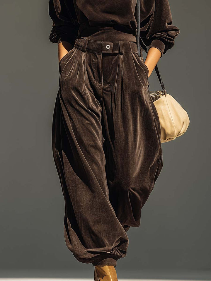 SADHB | VINTAGE HOODIE AND LOOSE-FIT TROUSERS SET WITH BELT