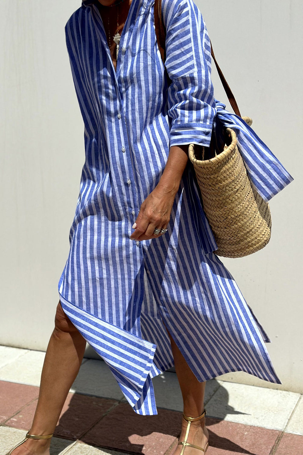 EITHNE | CLASSIC STRIPED SHIRT DRESS