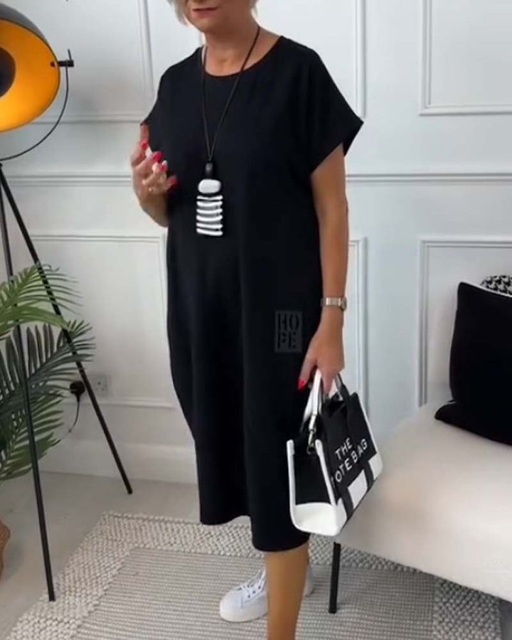 Maura | Relaxed Pocket Midi Dress