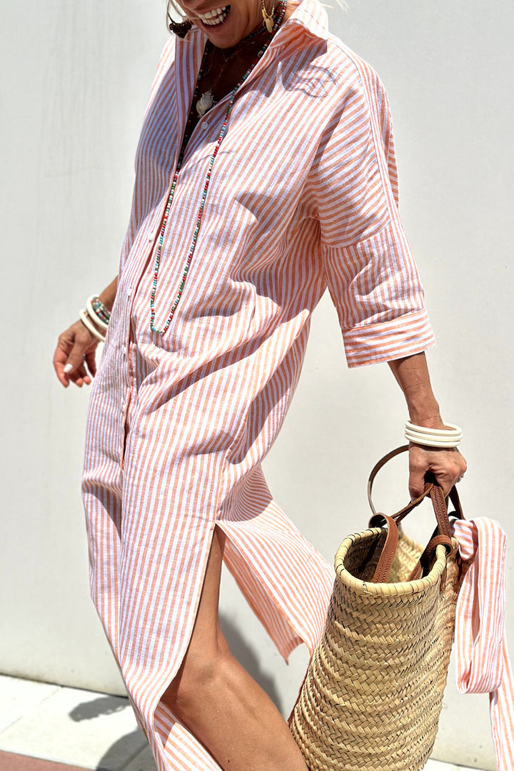 EITHNE | CLASSIC STRIPED SHIRT DRESS