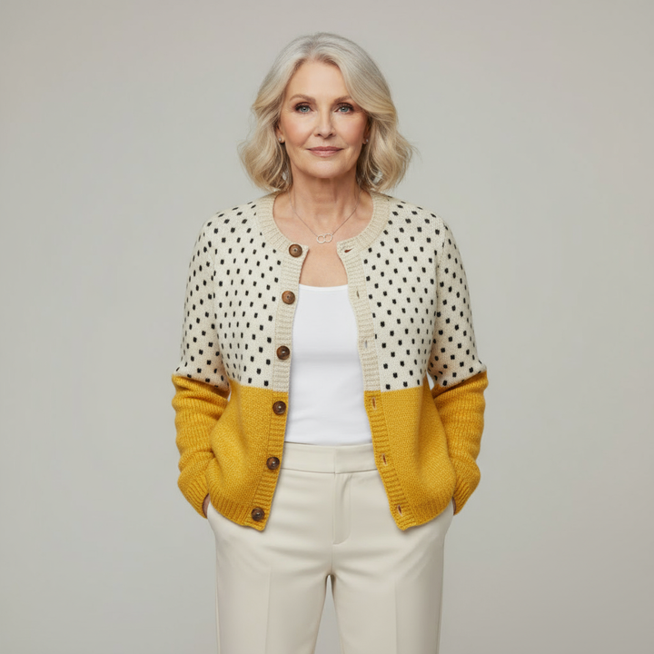 BRIGID | POLKA DOTS CARDIGAN